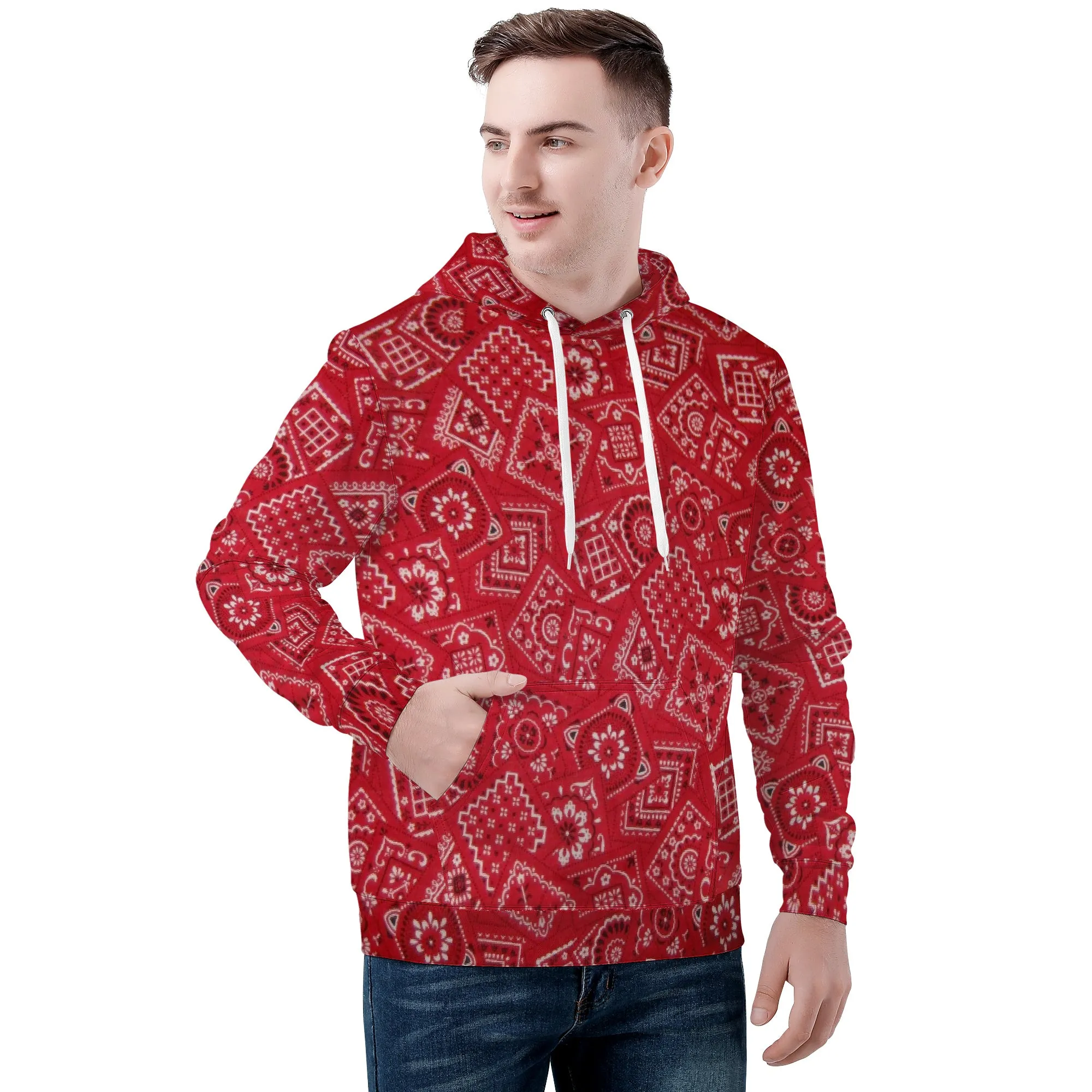 Red Bloods Bandana Men's Unisex Premium Pullover Adult