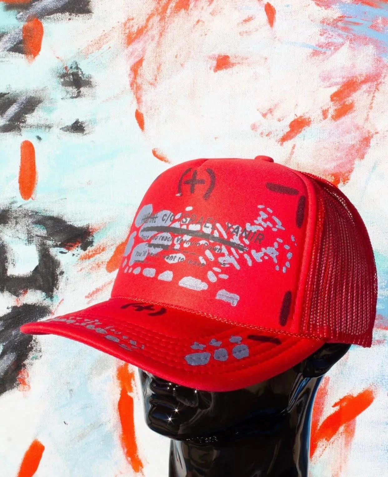 Red Metamorphosis Trucker Hat