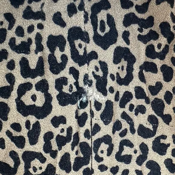 Reformation Bea Leopard Bengal Midi Skirt Size 0