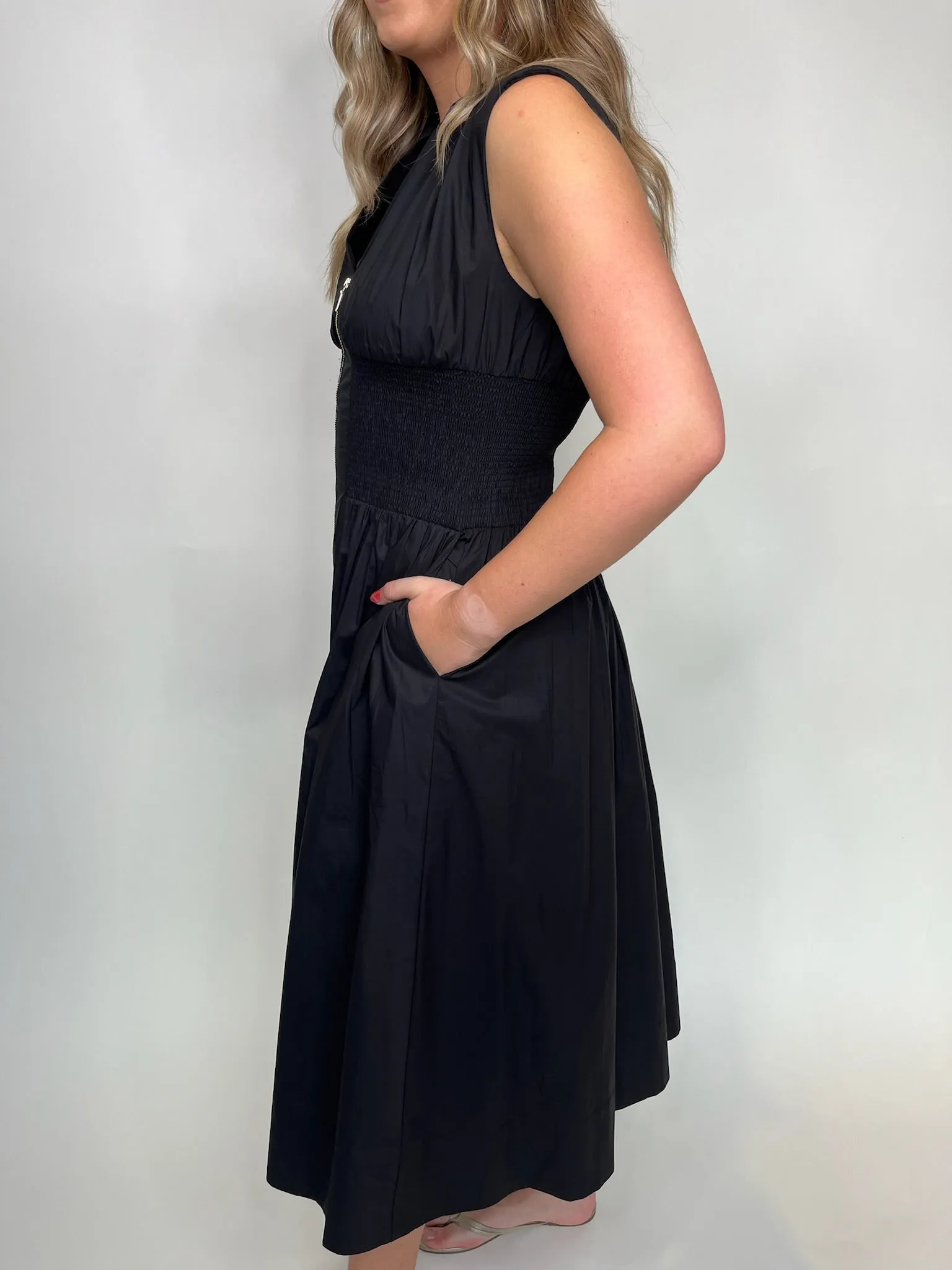 Reset V-Neck Zip Dress