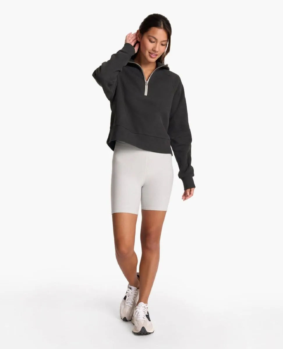 Restore Half Zip Hoodie Washed Black