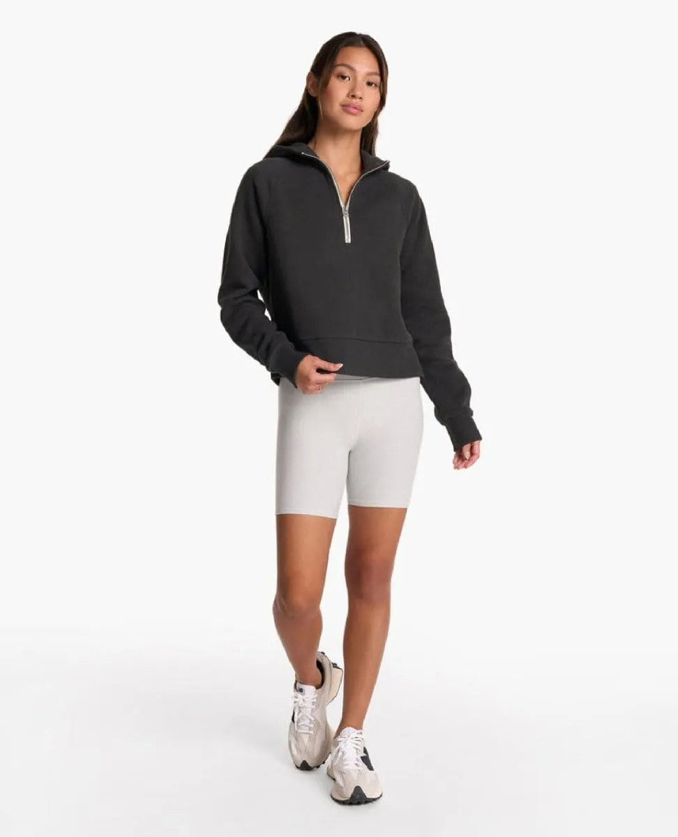Restore Half Zip Hoodie Washed Black