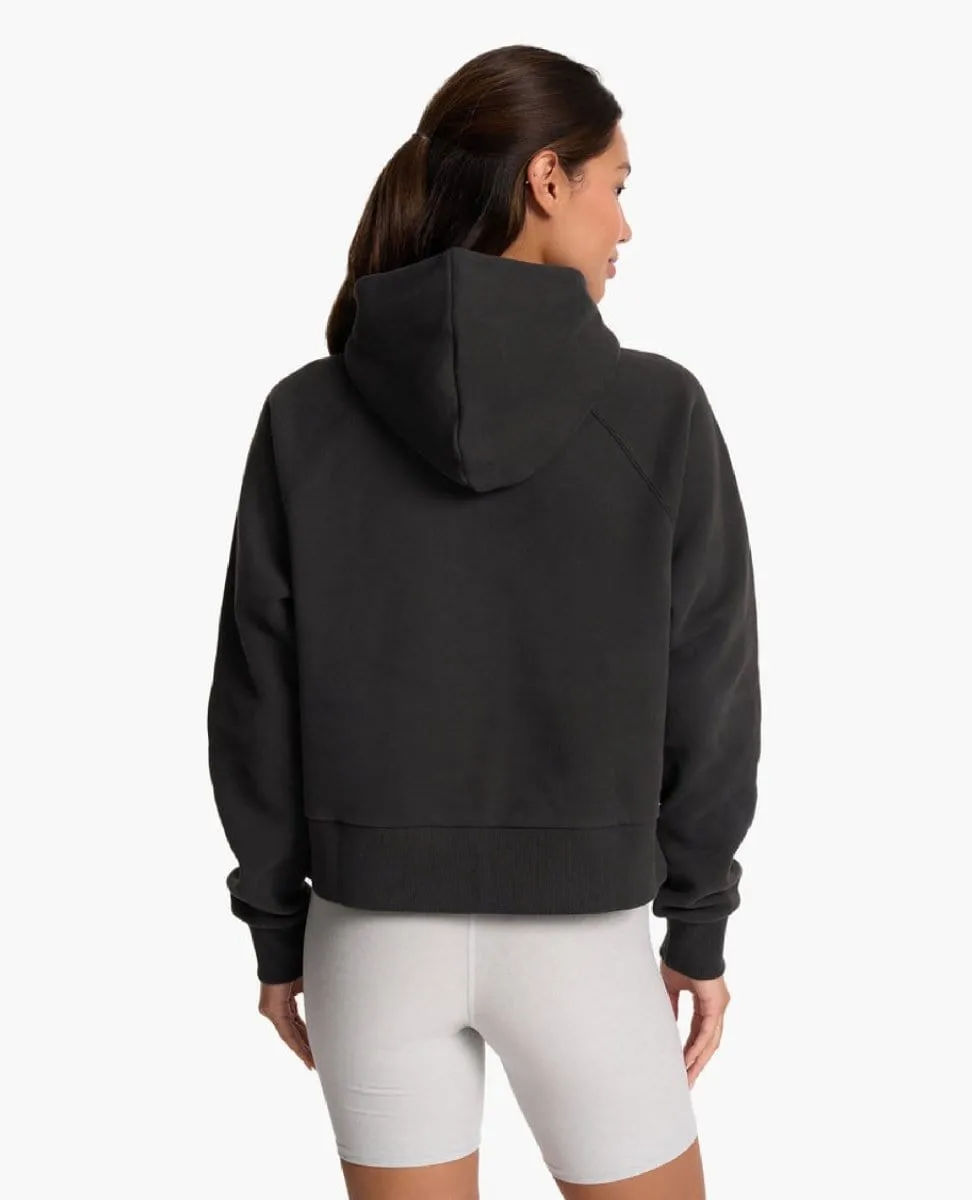Restore Half Zip Hoodie Washed Black