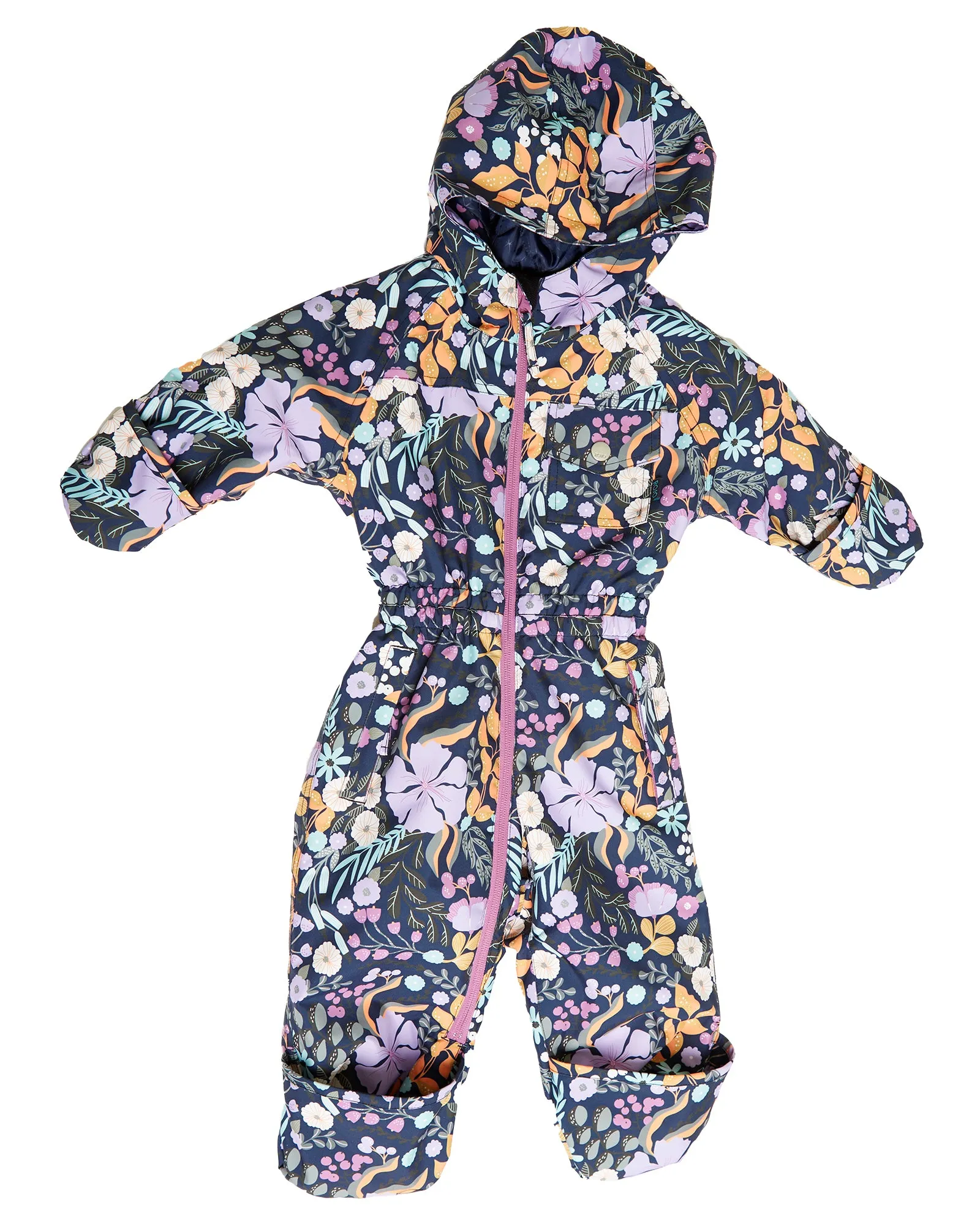 Rojo Infant Onesie Girls Mulberry Floral