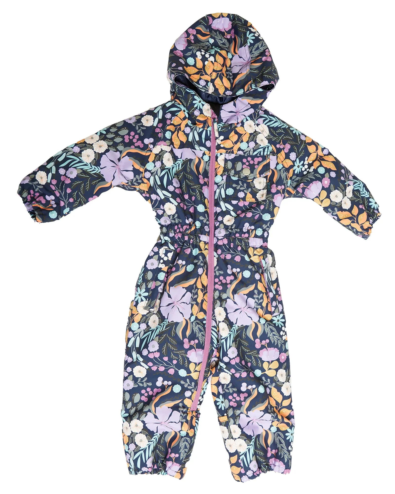Rojo Infant Onesie Girls Mulberry Floral
