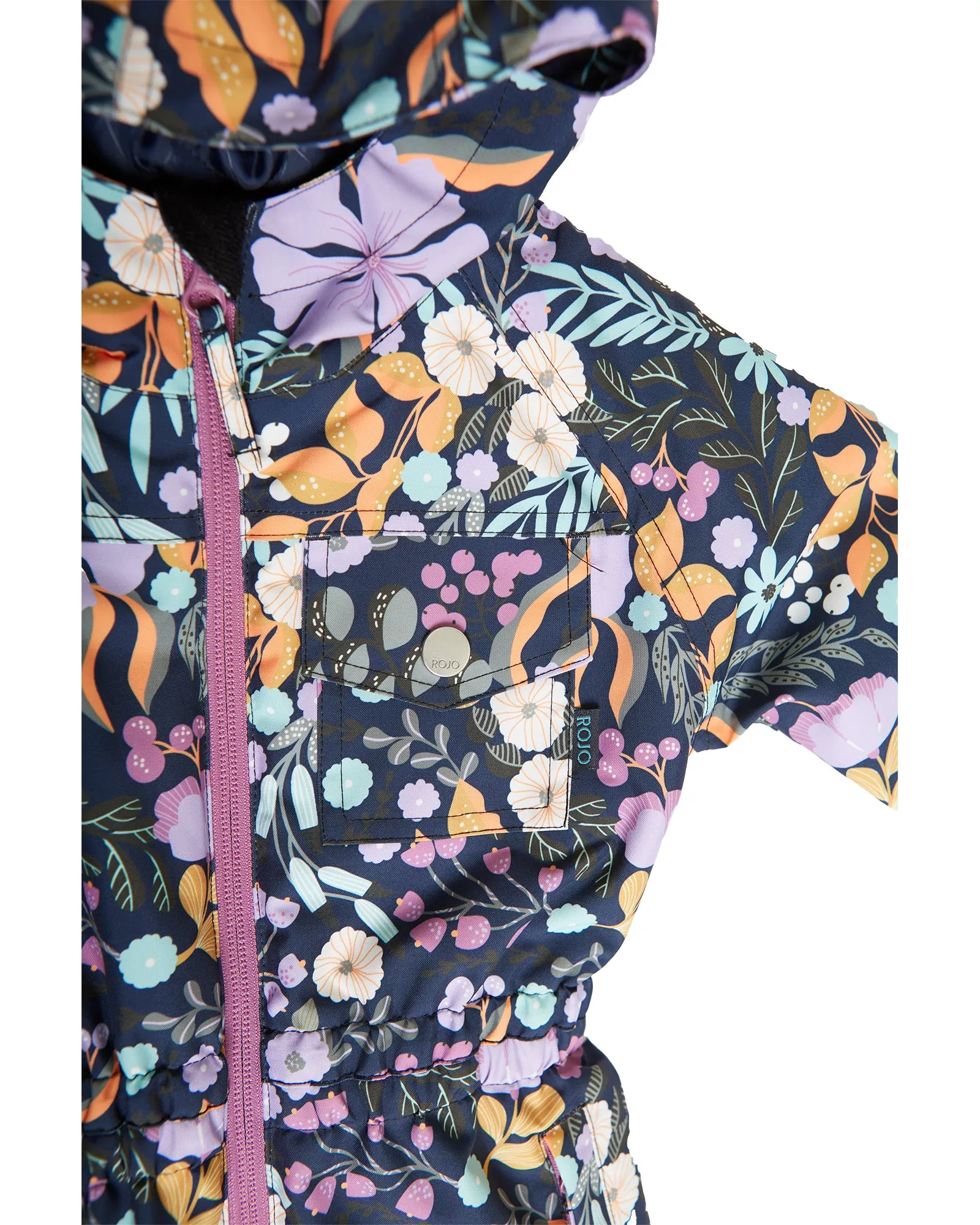 Rojo Infant Onesie Girls Mulberry Floral