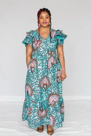 Ronti Maxi Wrap Dress-