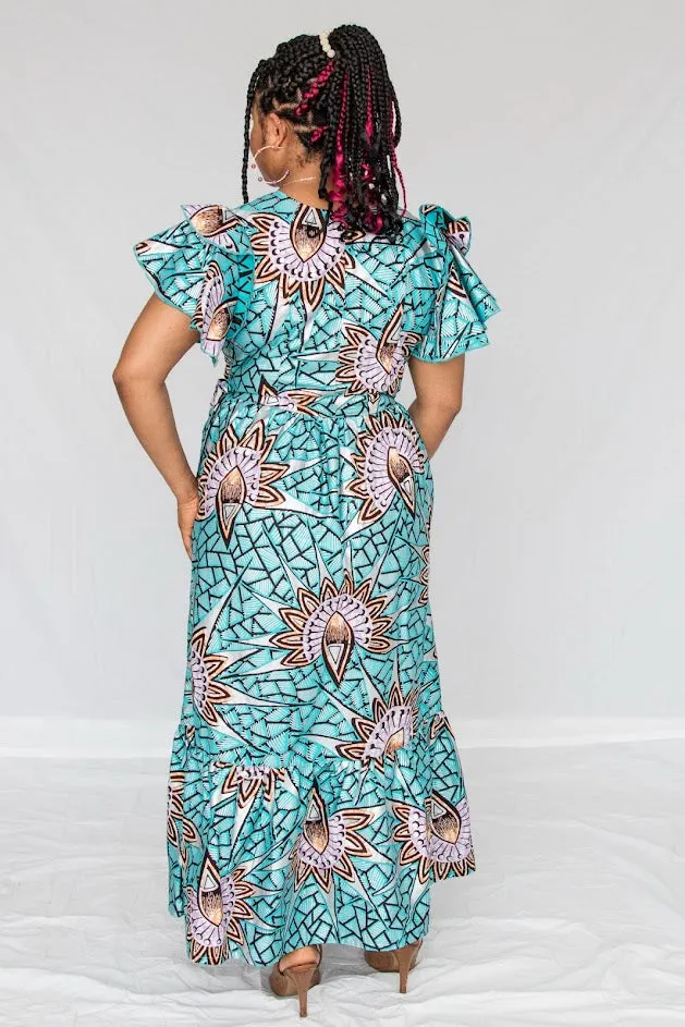 Ronti Maxi Wrap Dress-