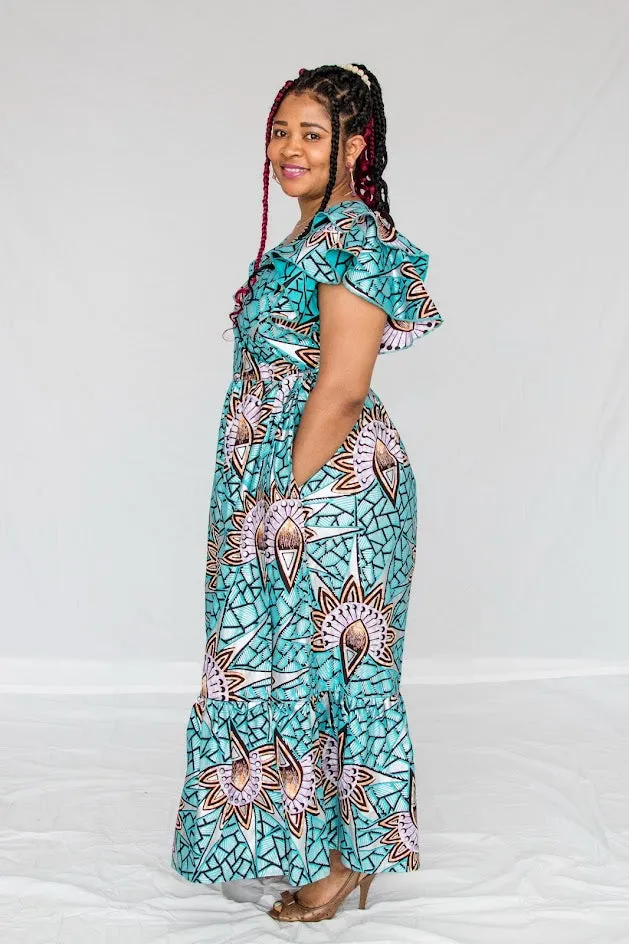 Ronti Maxi Wrap Dress-