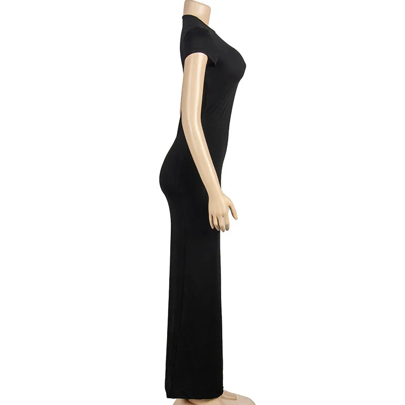 Round Neck Pullover Dress