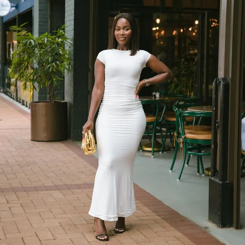 Round Neck Pullover Dress