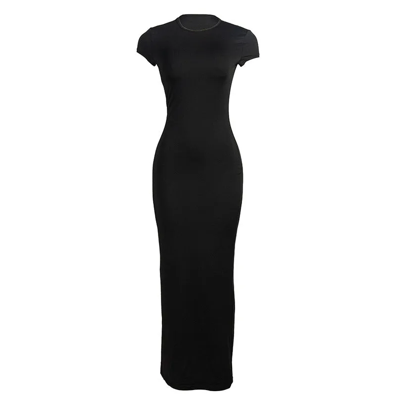 Round Neck Pullover Dress