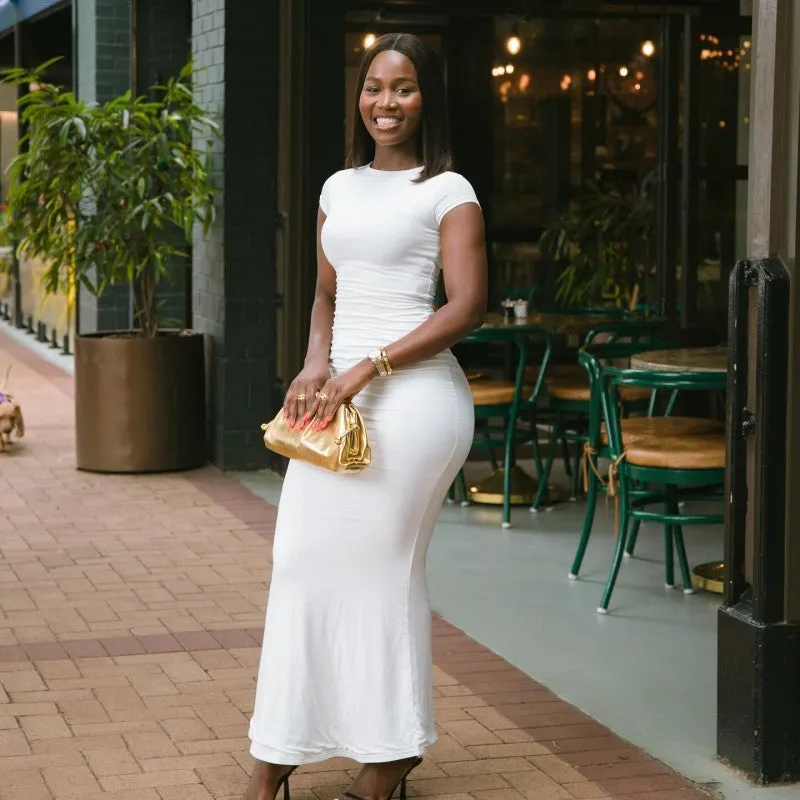 Round Neck Pullover Dress