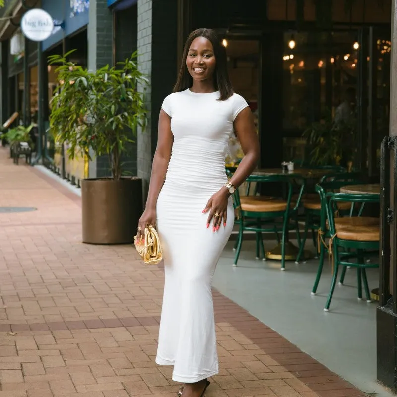 Round Neck Pullover Dress