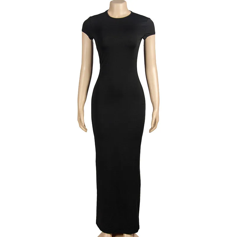 Round Neck Pullover Dress