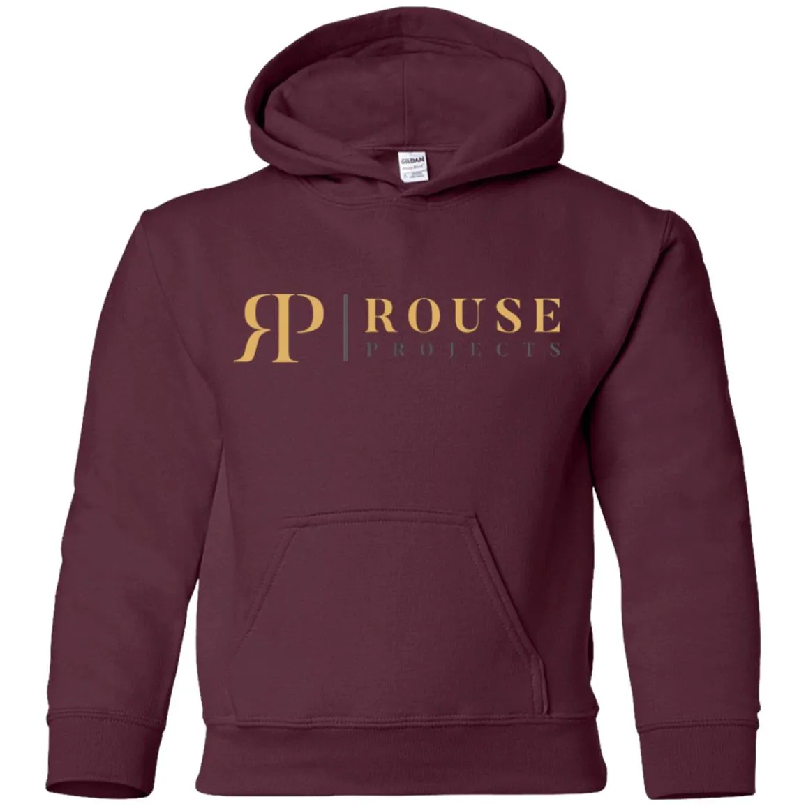Rouse Projects G185B Gildan Youth Pullover Hoodie