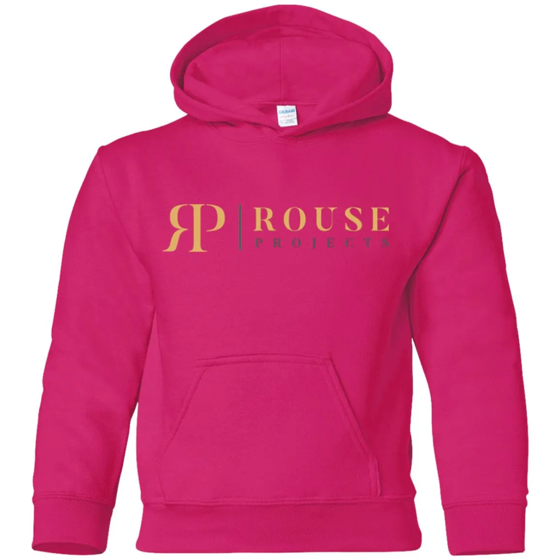 Rouse Projects G185B Gildan Youth Pullover Hoodie