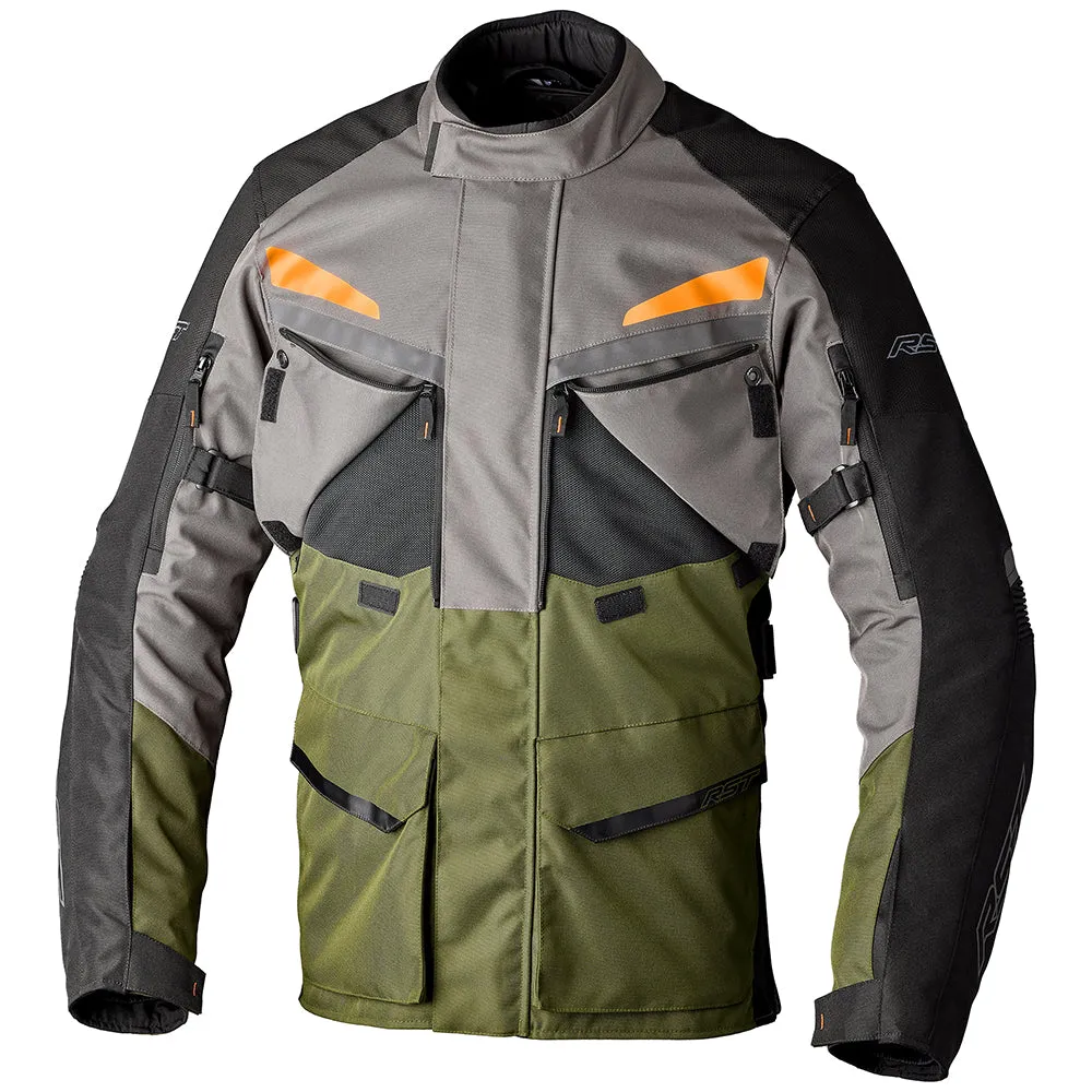 RST MAVERICK EVO CE TEXTILE JACKET [KHAKI/GREY/ORANGE]