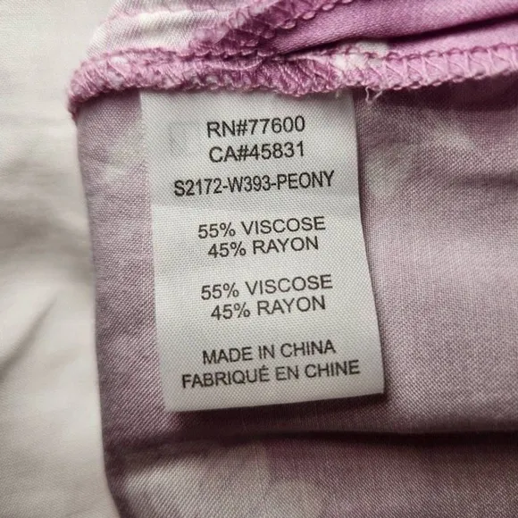 Saltwater Luxe Peony Purple Lia Floral Maxi Skirt
