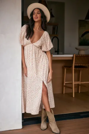 Saltwater Luxe - Tristan Midi Dress | Sand