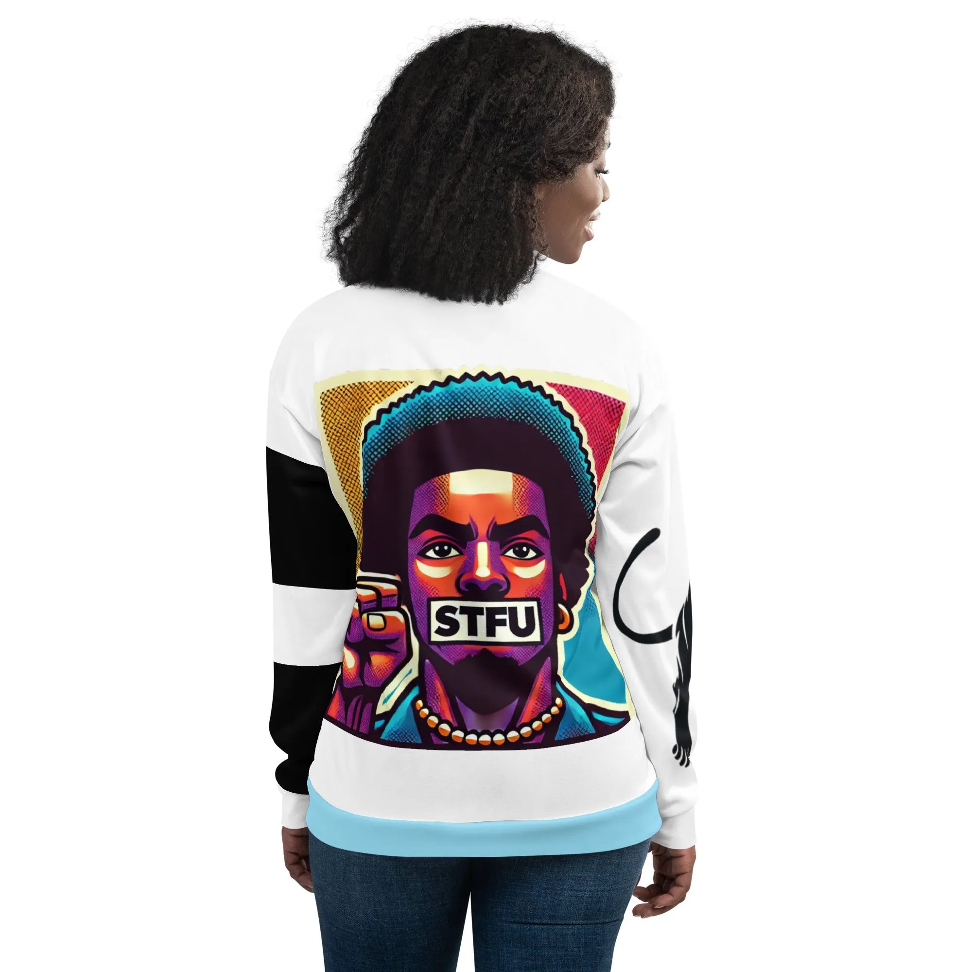 Say Something Unisex Bomber Jacket - Male