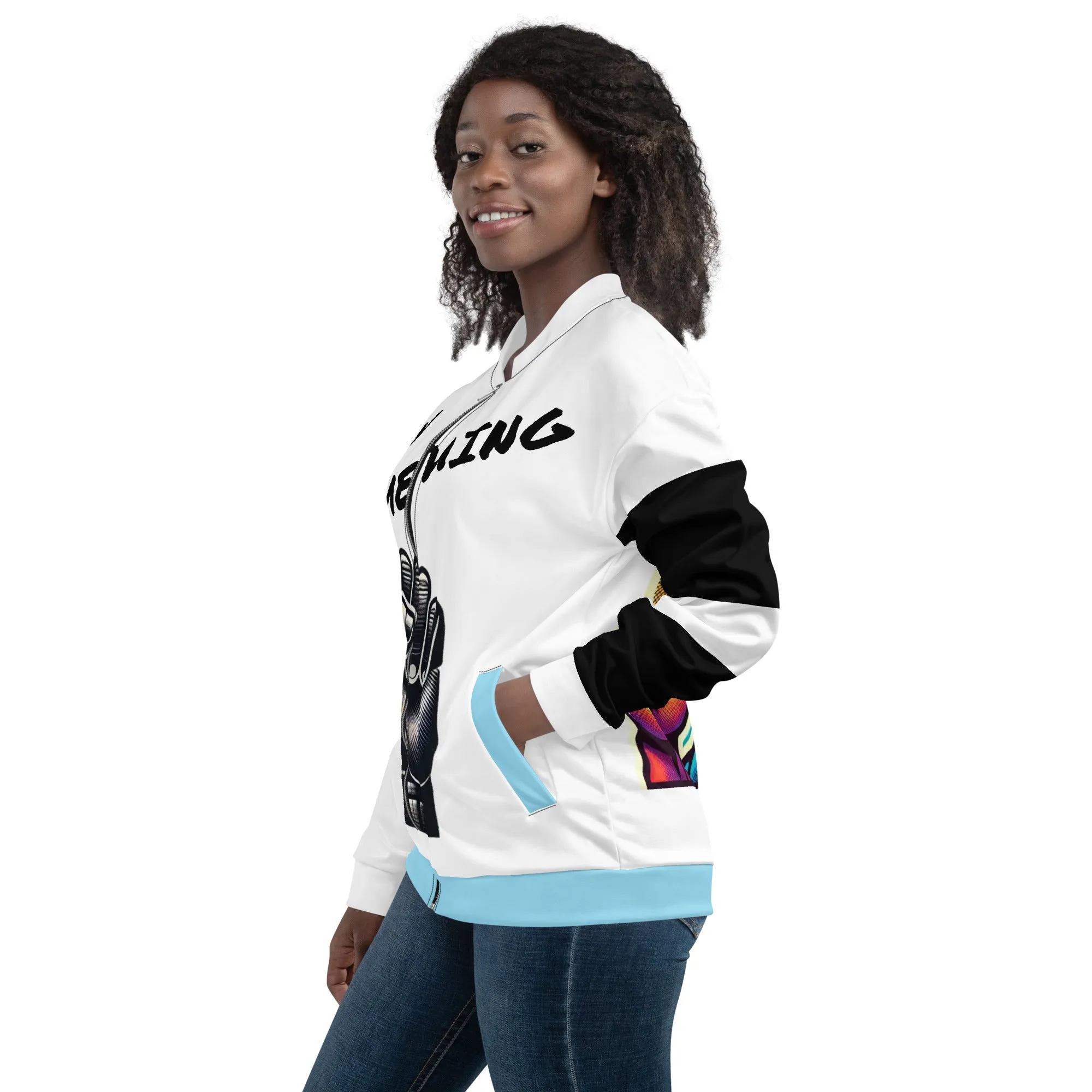 Say Something Unisex Bomber Jacket - Male