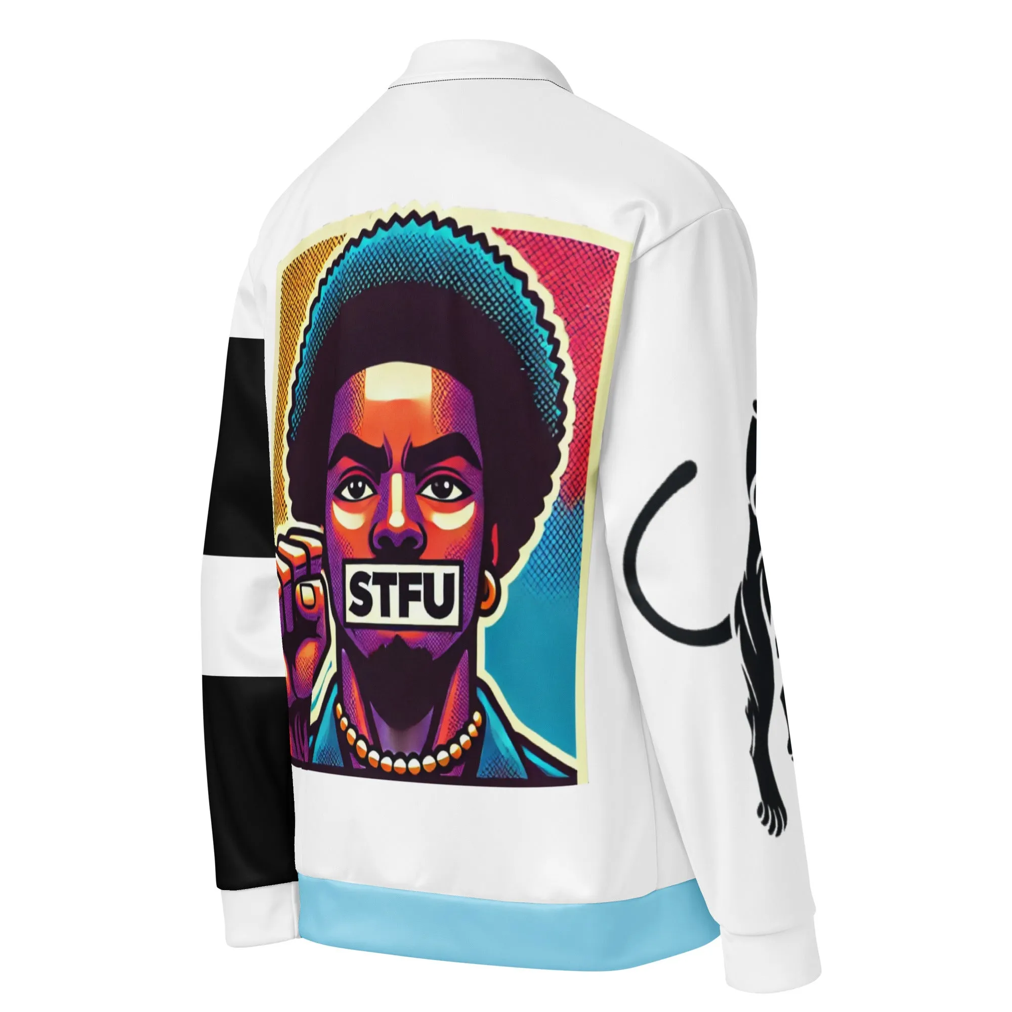 Say Something Unisex Bomber Jacket - Male