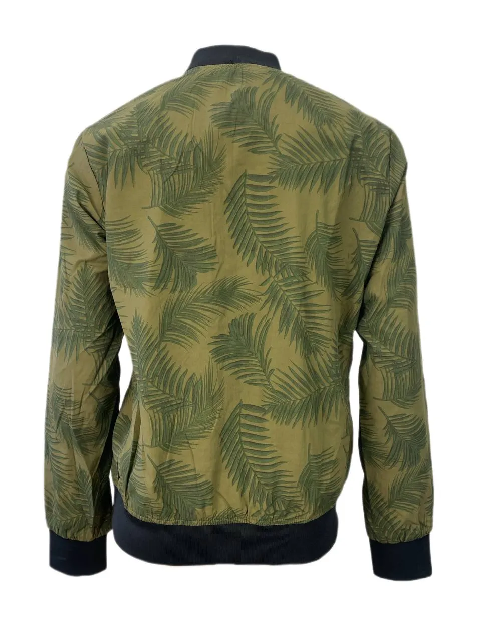 SCOTCH & SODA Men's Green Palm Bomber #2310 L NWT