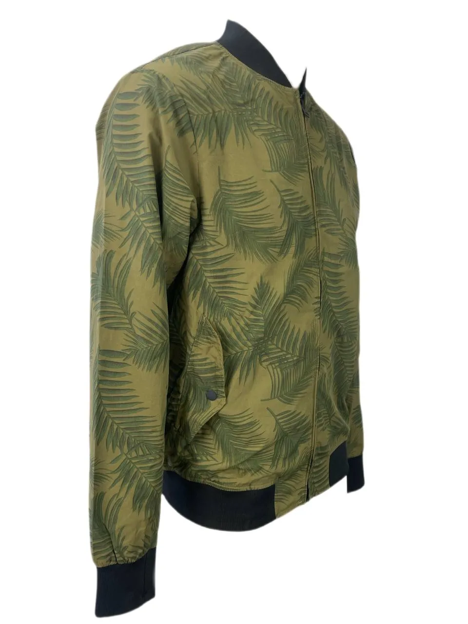 SCOTCH & SODA Men's Green Palm Bomber #2310 L NWT