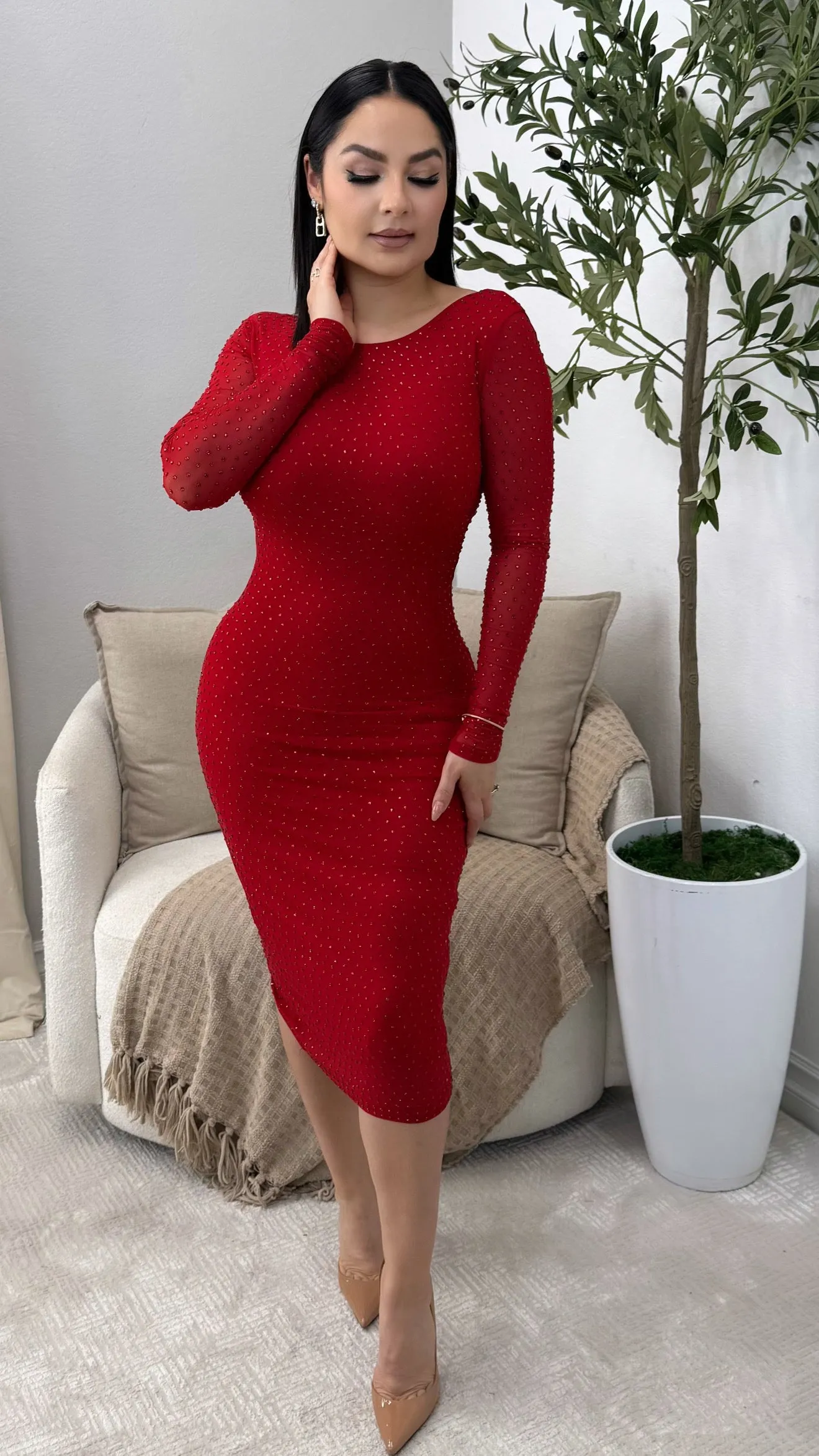 SENSATION RED DRESS