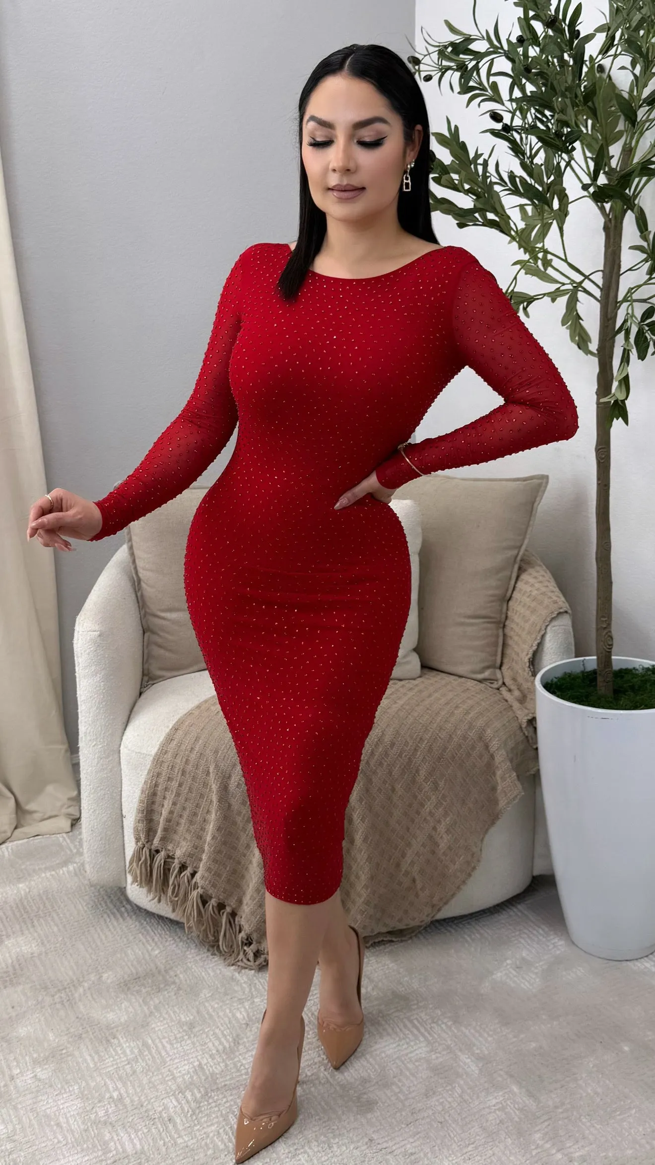 SENSATION RED DRESS