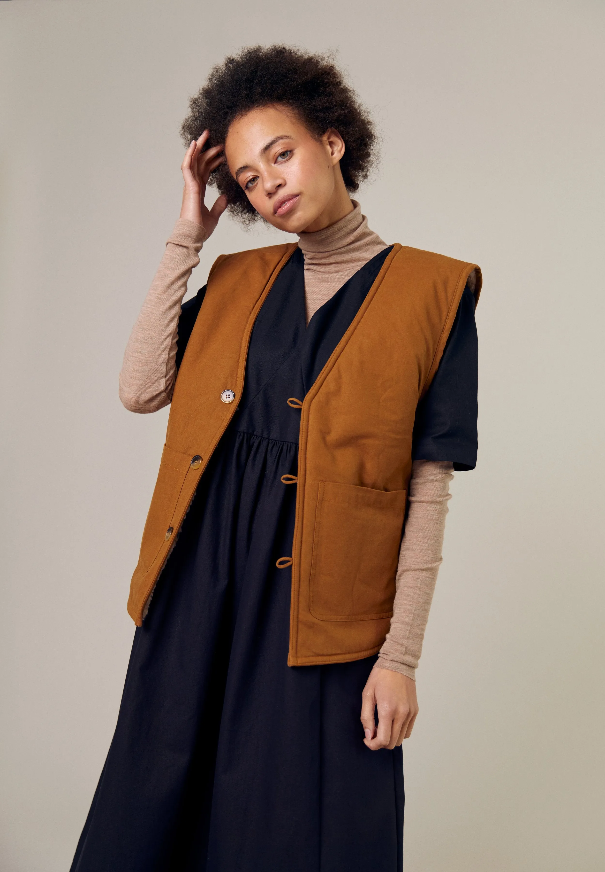 Sideline Spin Vest Natural