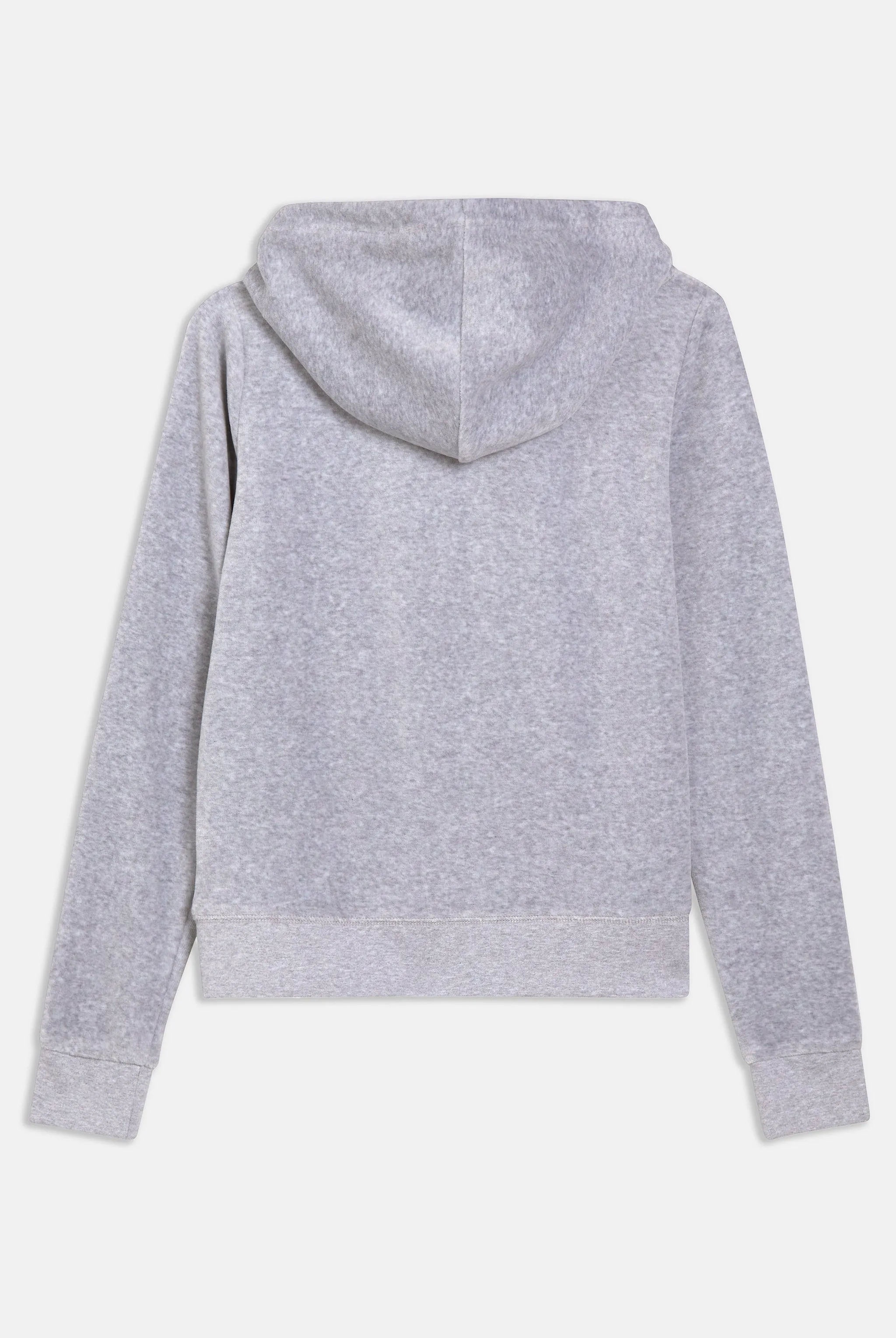 SILVER MARL CLASSIC VELOUR ROBERTSON HOODIE