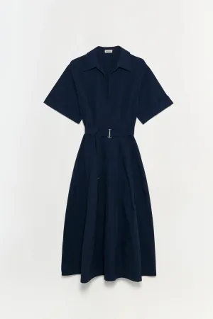 SIMKHAI DEANNA BELTED MIDI DRESS