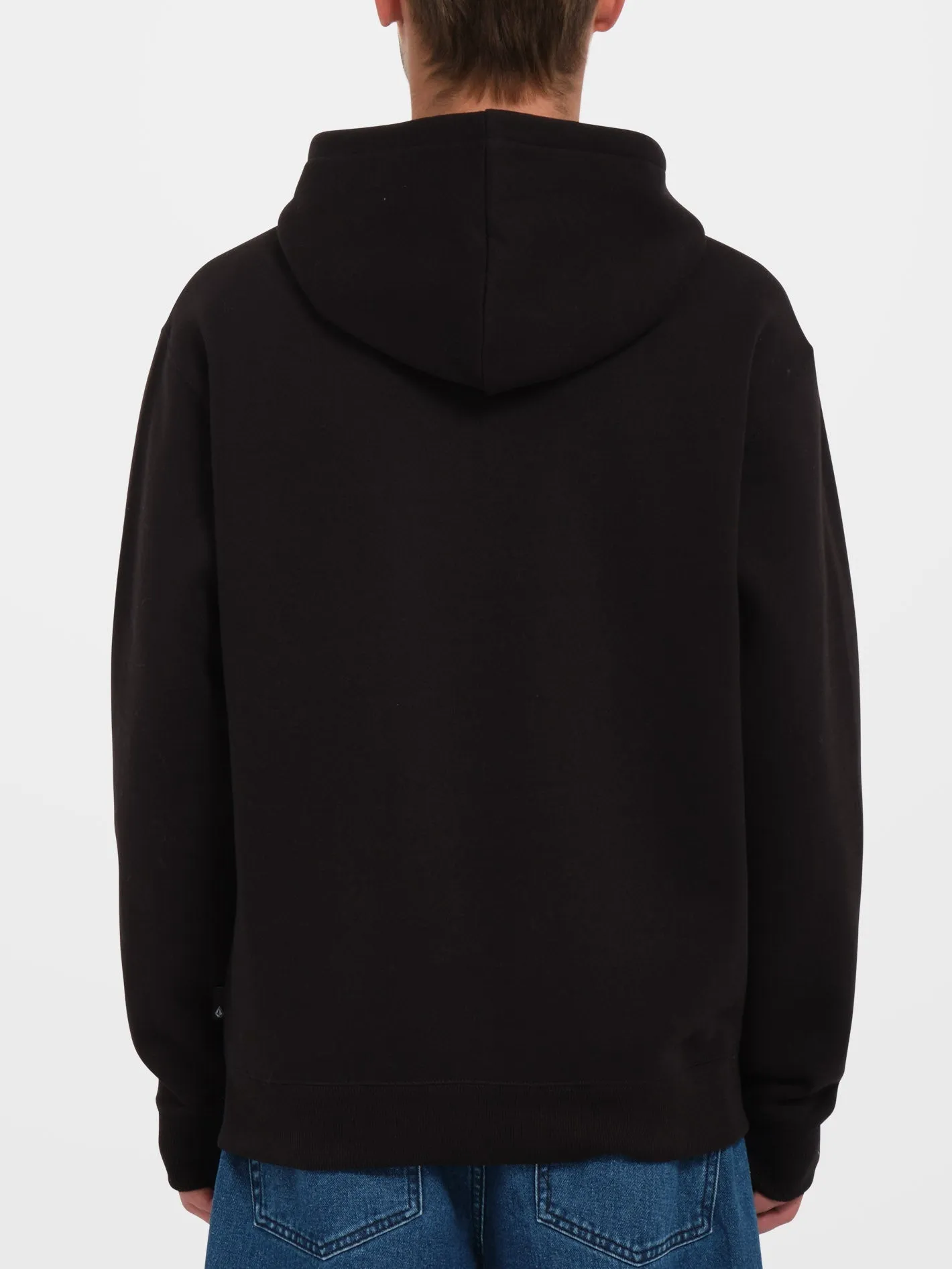 Single Stone Zip Hoodie - BLACK