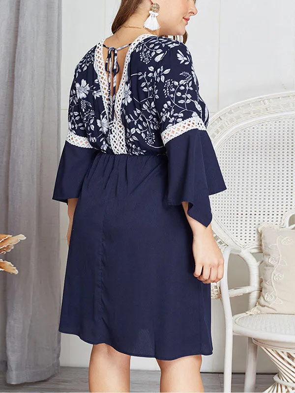 Spring and Summer Large Size Slim Dress