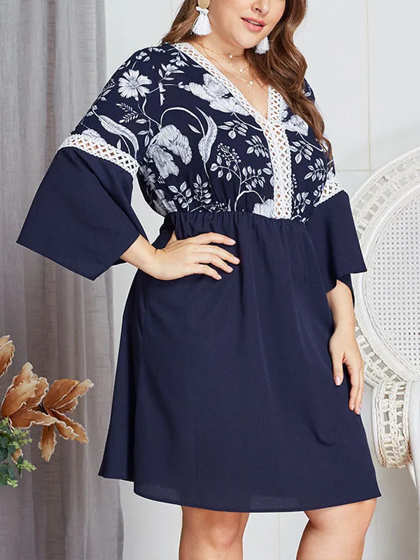 Spring and Summer Large Size Slim Dress