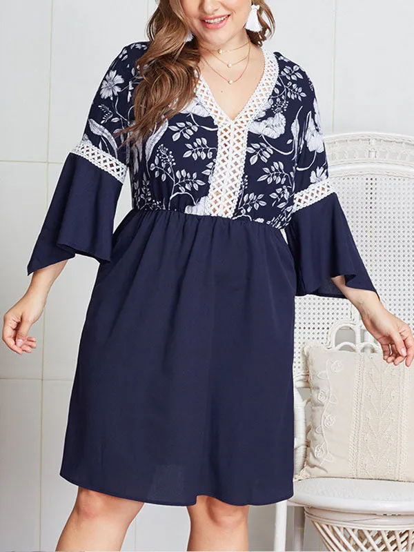 Spring and Summer Large Size Slim Dress