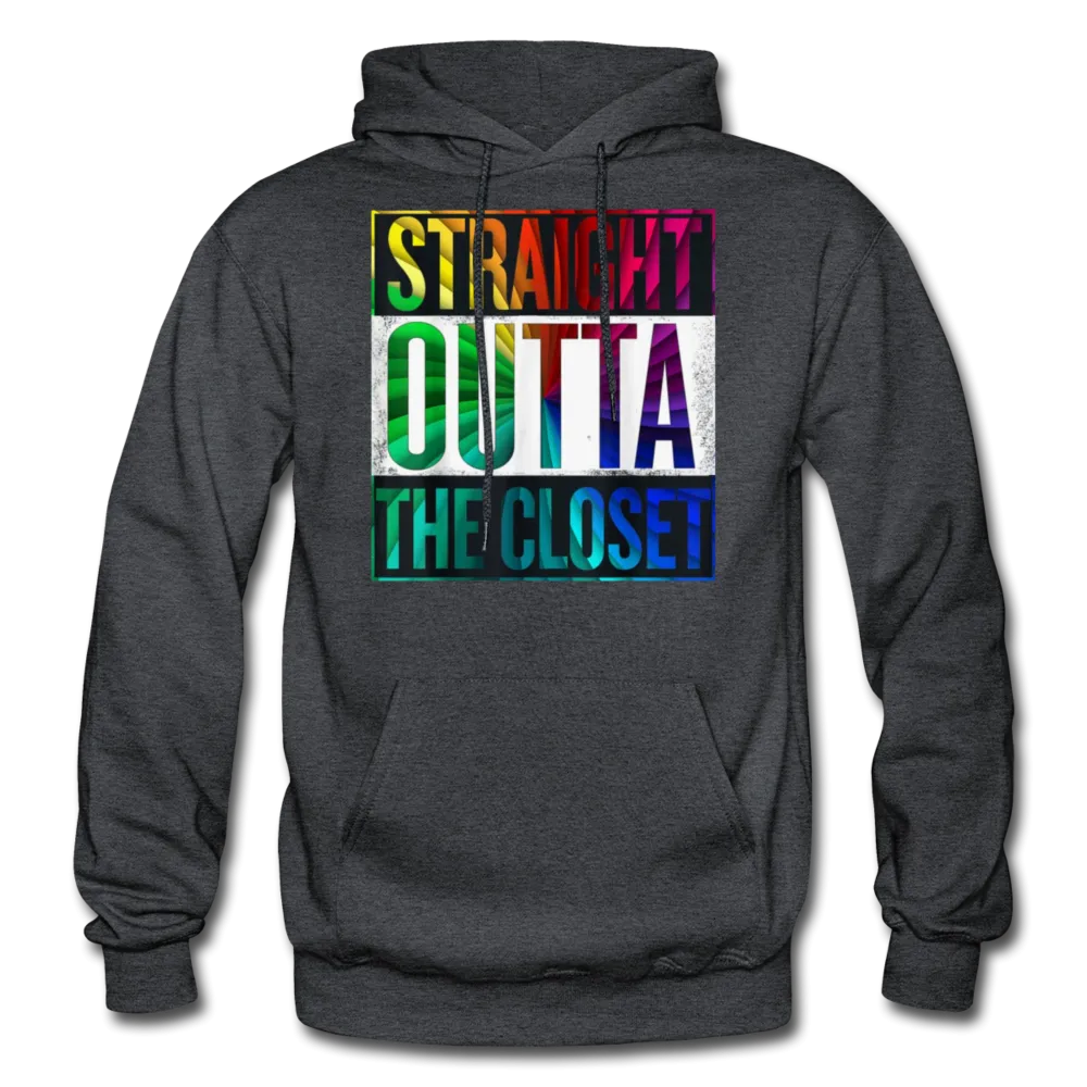 Straight Outta The Closet LGBTQ Pride Men's/Unisex Premium Adult Pullover Hoodie