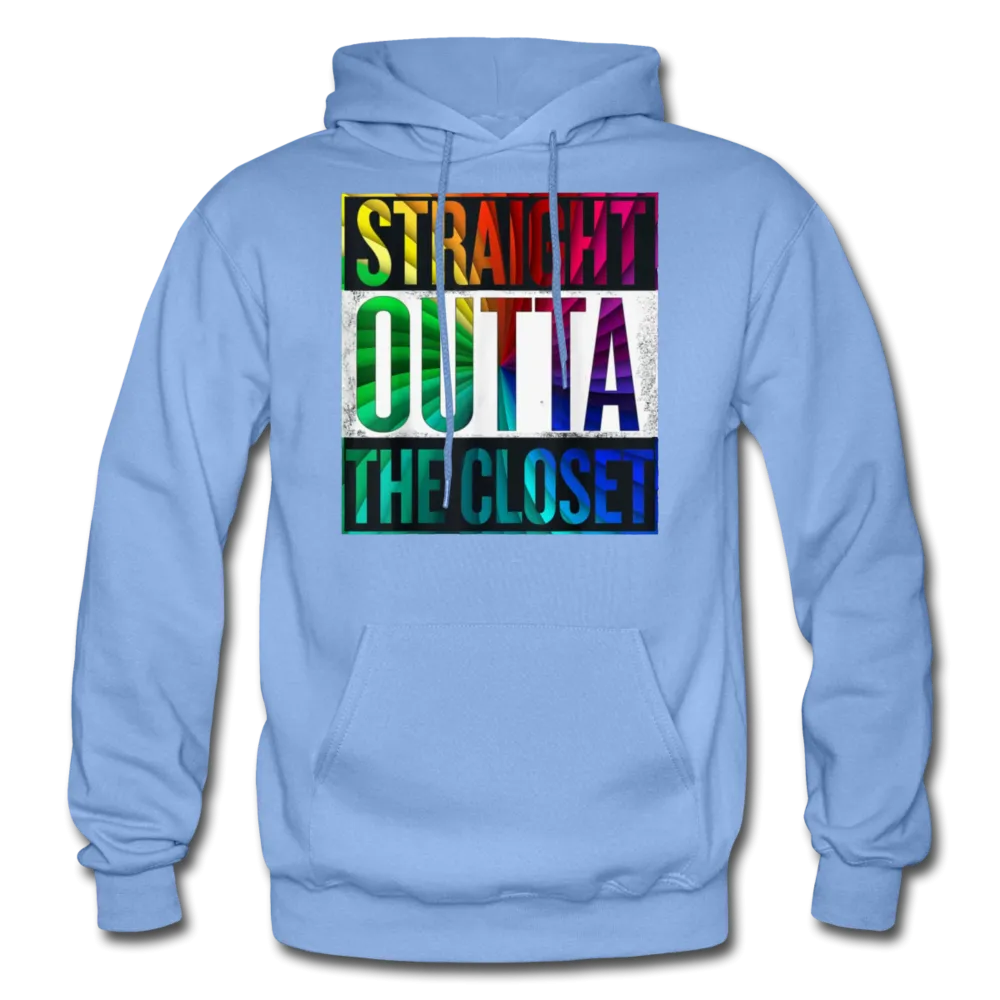Straight Outta The Closet LGBTQ Pride Men's/Unisex Premium Adult Pullover Hoodie