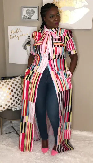 Stripe Me Down Maxi Dress