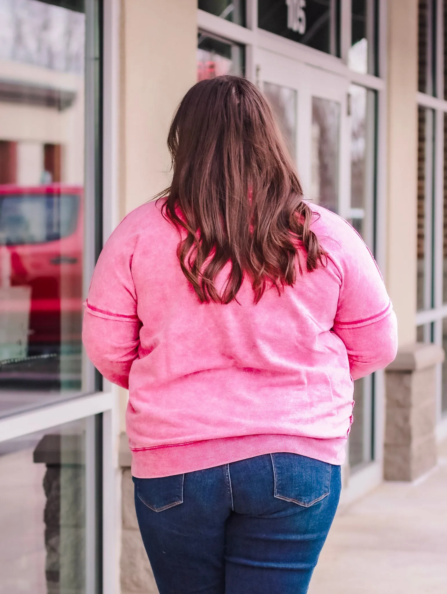 Sweat It Out Acid Wash Sweatshirt
