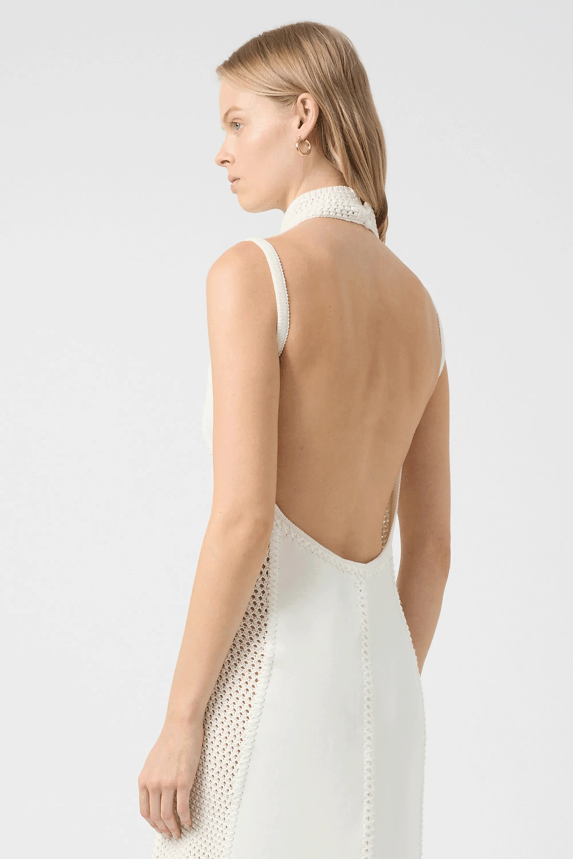 SYNERGY MIDI DRESS | VANILLA