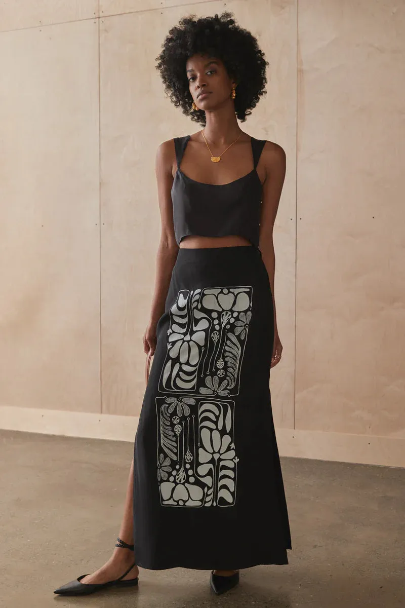 The Rosetta Skirt in Botanical