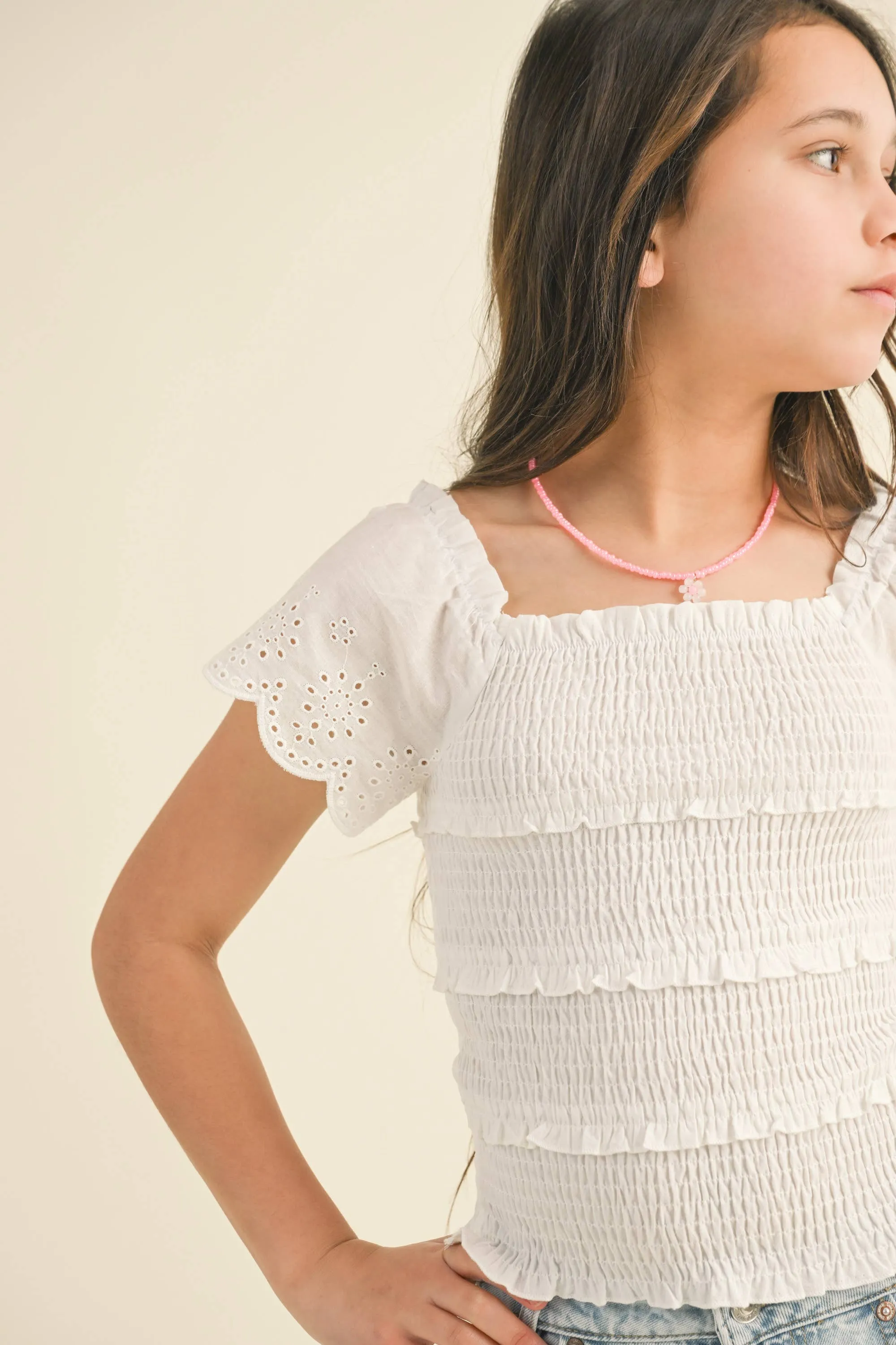Tiered Smocked Top