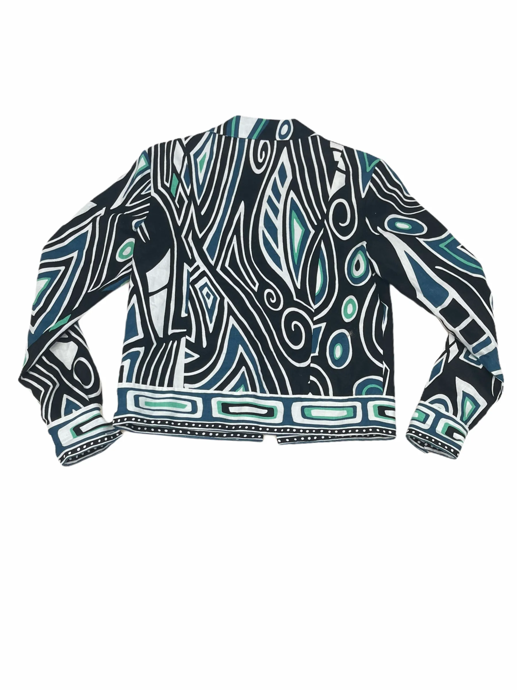 Transitions Illusion Print Blazer