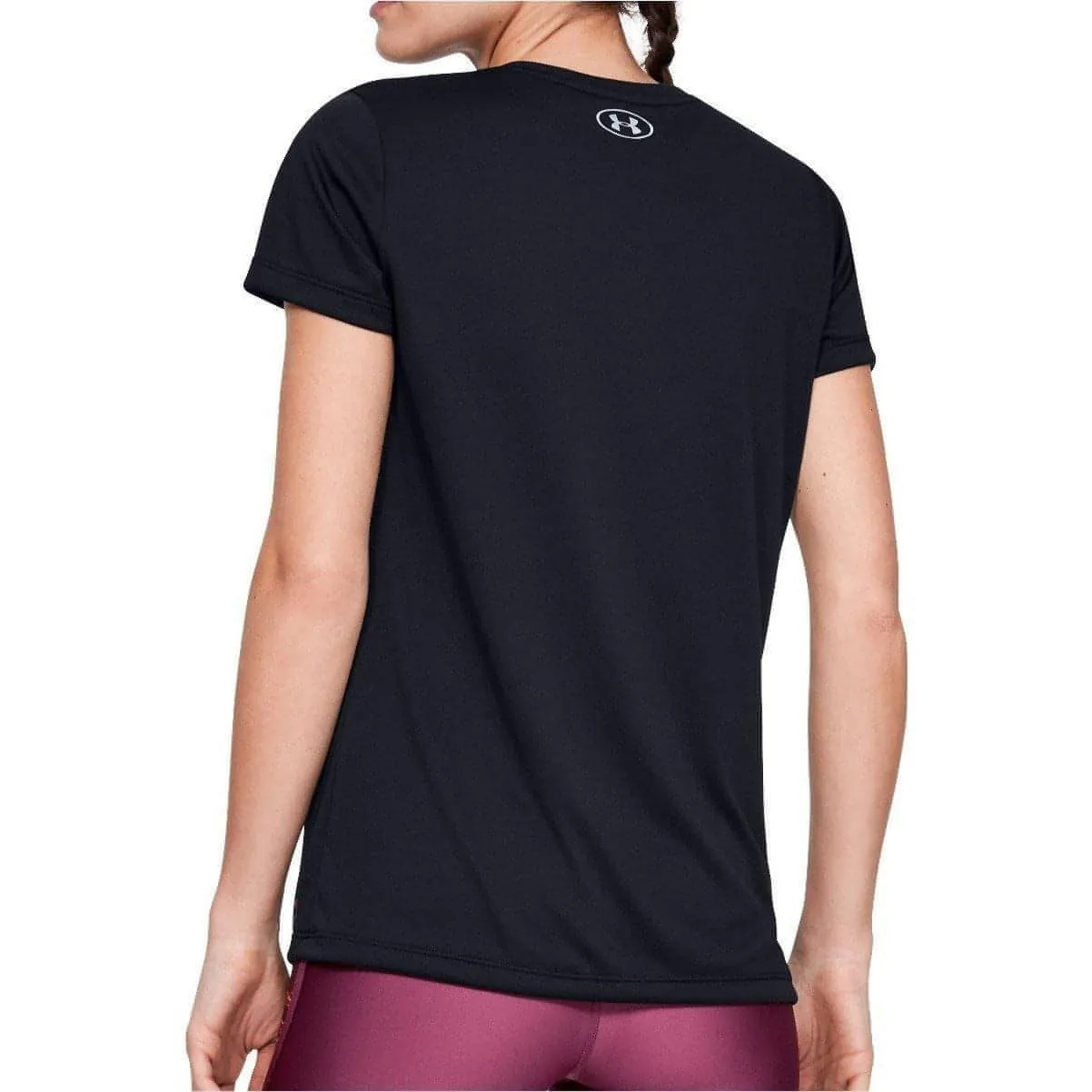 Under Armour Tech Graphic Short Sleeve Womens Training Top - Black
