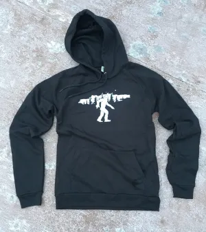 Unisex Black Yeti Pullover Hoodie