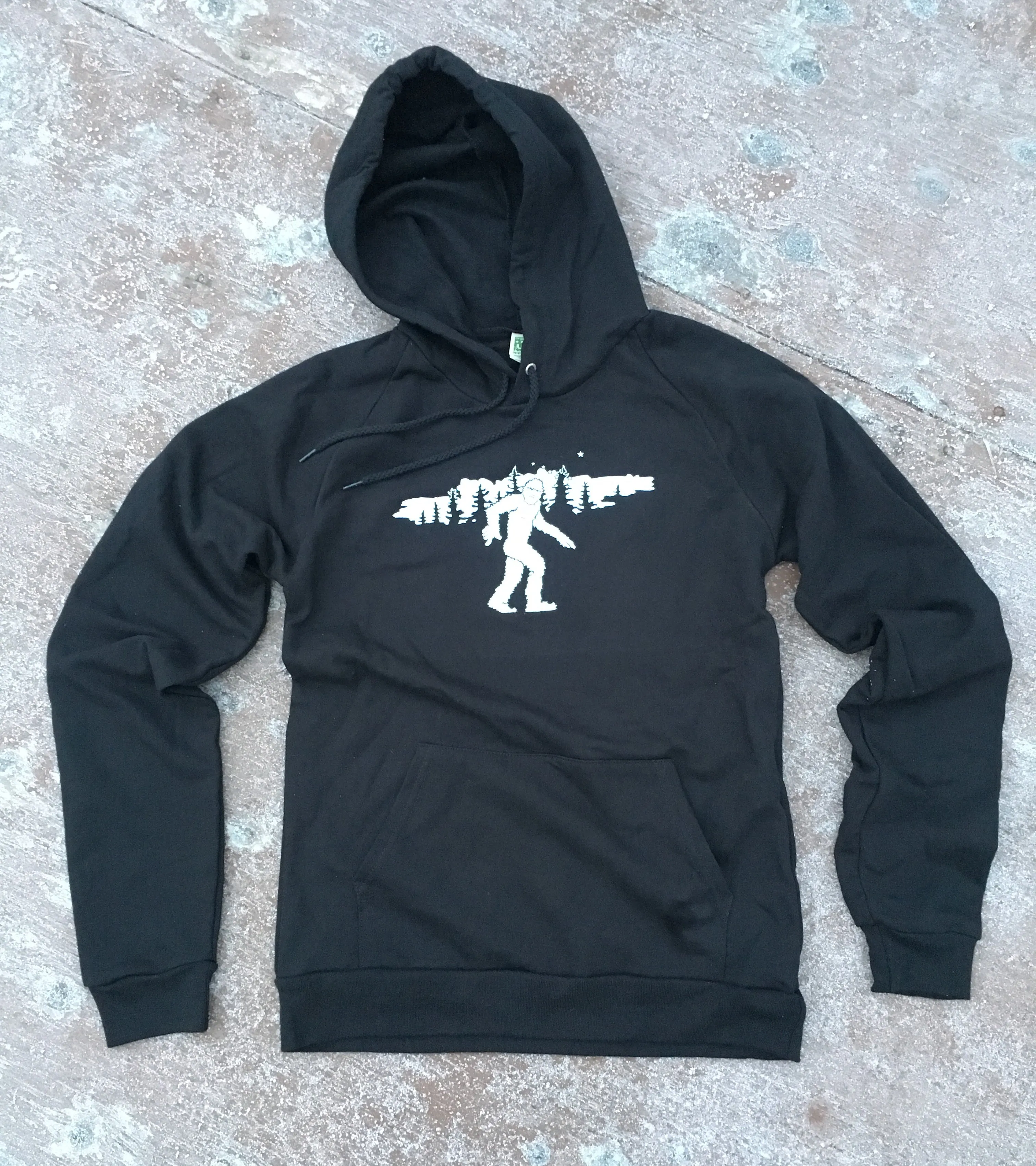 Unisex Black Yeti Pullover Hoodie