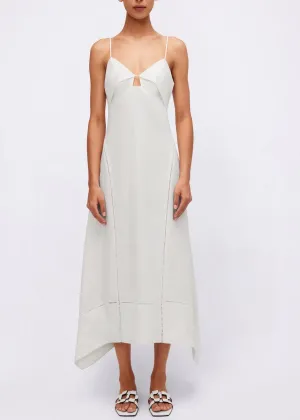 Val Midi Dress (White)